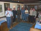 Walters Gruppe: Walter mit Pschoat-Binkerl, Sepp, Heinz, Wolfgang, Peter, Gerti, Sepp und Stocki